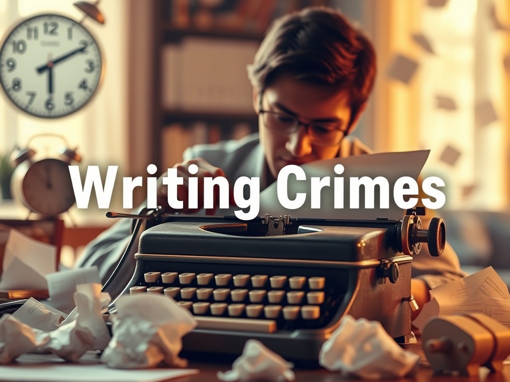 Writing Crimes – Not Crime Writing – 3 Fatal Flaws and How to FIX them